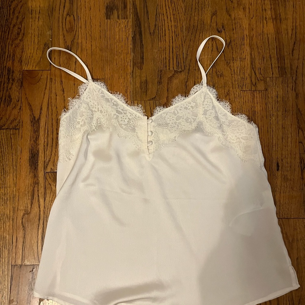 Lace satin Abercrombie & Fitch tank top